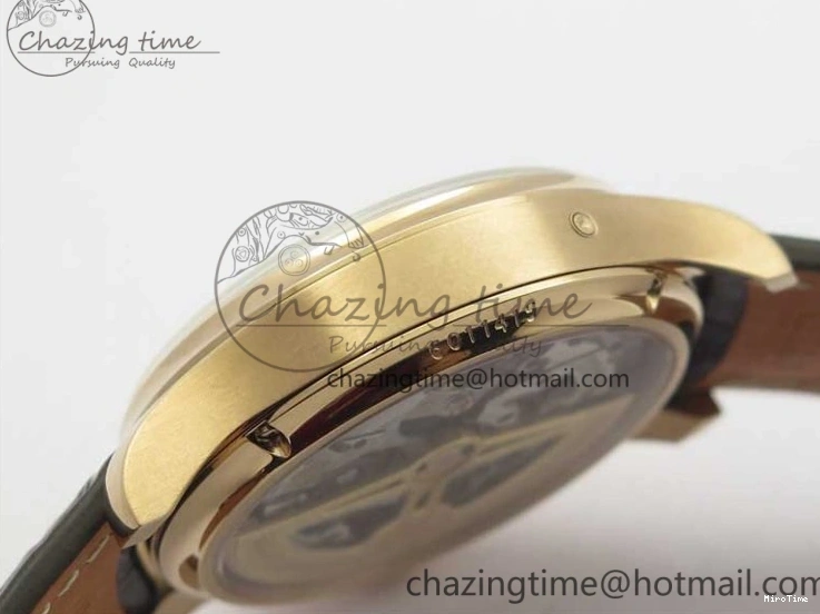 MIROTIME 0218 Compact Portugieser Perpetual Calendar IW503302 RG V9F 1:1 Best Edition White Dial on Brown Leather Strap A 7113